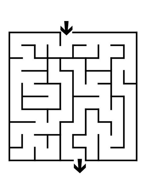 Mazes for Preschoolers Maze Drawing, Maze Printable, Mazes For Kids Printable, Labyrinth Maze, Maze Worksheet, Printable Mazes, Marble Maze, Maze Print, Maze Design