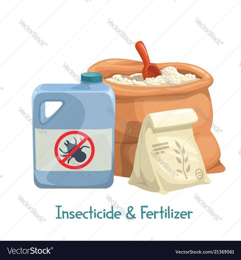 Pesticides Illustration, Plant Fertilizer Guide, Fertilizer Illustration, Gardening Cartoon, Organic Fertilizer Packaging, Web Illustration, Organic Insecticide, Cartoon Images, Insta Photo