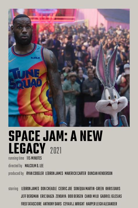 Space Jam: A New Legacy Movie Poster Space Jams, Gabriel Iglesias, Ryan Coogler, Space Jam A New Legacy, Tune Squad, Anthony Davis, Space Poster, Space Jam, Lebron James