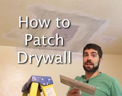 How To Patch Drywall Ceiling, Patch Drywall, Texture Walls, Diy Drywall, Ceiling Repair, Sheet Rock, How To Patch Drywall, Drywall Ceiling, Casa Clean