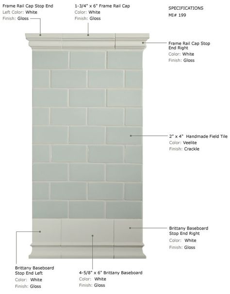 Complete Tile Collection Vermeere Ceramic Concept 2, Ceramic Concepts, MI#: 199 Tile Moulding Bathroom, Subway Tile Border Bathroom, Tile Base Molding Bathroom, Tile Molding In Bathroom, Tile Molding Trim, Bathroom Tile Wainscoting Ideas, Ceramic Baseboard, Bathroom Molding Ideas, Tile Baseboard Bathroom