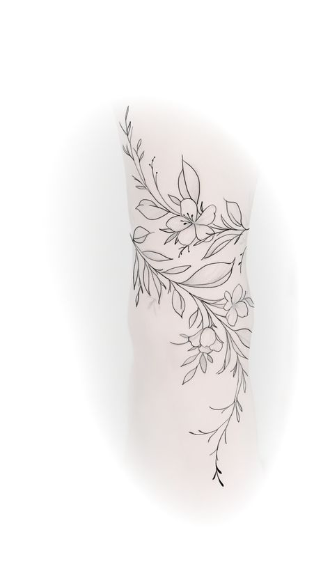 Ankle Wrap Tattoo For Women, Floral Leg Wrap Tattoo, Ankle Wrap Around Tattoo, Ankle Wrap Tattoo, Floral Foot Tattoo, Wrap Around Ankle Tattoos, Ankle Band Tattoo, Flower Leg Tattoos, Floral Drawings