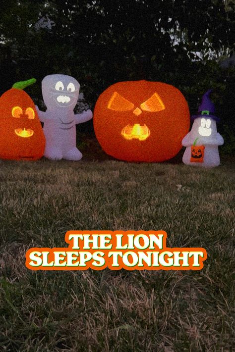 "Sing, sing, under the moon's wing," says your favorite talking pumpkin, Trick Ghastly! Me, wonderous Lester, giggly Gary, and scaredy-cat Kyle are making our barbershop quartet debut with a hair-raising rendition of "The Lion Sleeps Tonight". Tune in, tap your foot (or vine), and get ready for spine-tingling harmonies! 🎤🎃 #singingpumpkin, #halloween, #spookyseason, #trickghastly Singing Pumpkins, Lion Sleeps Tonight, Barbershop Quartet, Inflatable Pumpkin, Barber Shop Quartet, Map Creator, The Lion Sleeps Tonight, Sing Sing, Scaredy Cat