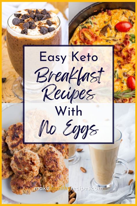 33 Easy Keto Breakfast Ideas, No Eggs! (Low Carb) Low Carb Egg Free Breakfast, Fast Keto Breakfast, Savory Breakfast No Eggs, Low Carb Breakfast No Eggs, Breakfast Ideas With No Eggs, No Egg Breakfast Ideas, Breakfast Ideas No Eggs, Keto Breakfast No Eggs, Breakfast No Eggs