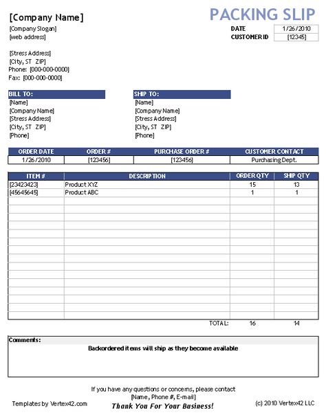 Download the Packing Slip Template from Vertex42.com Packing List Template, Quotation Format, Sample Resume Templates, Invoice Template Word, Efficient Packing, Learn Forex Trading, Make A Presentation, Business Model Canvas, Note Template