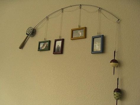 Fishing Room Decor, Fishing Bedroom, Diy Gifts For Christmas, Vintage Lures, Fishing Rod Storage, Fishing Room, Boy Rooms, Diy Gifts For Dad, Fish Species