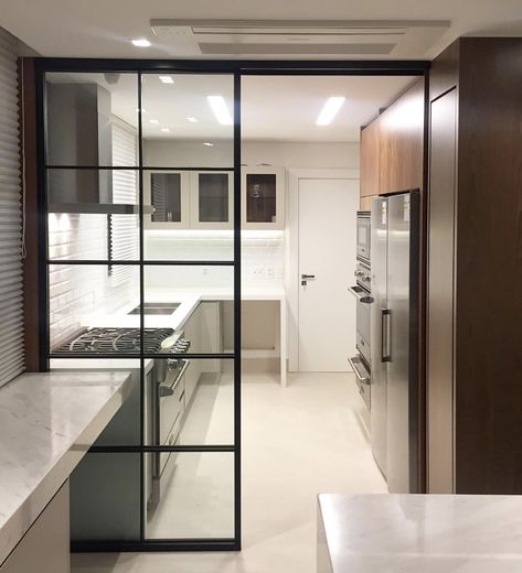 Wet Dry Kitchen, Wet Kitchen, Kitchen Unit Designs, Dry Kitchen, Japandi Interior, Kitchen Design Open, Kitchen Units, Kitchen Layout, Kitchen Style