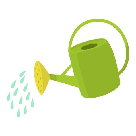 Watering Can Clipart, دورة حياة النبات, Can Clipart, Preschool Creative Art, Cute Cartoon Illustration, Cartoon Garden, Plant Cartoon, Animated Clipart, Painted Post