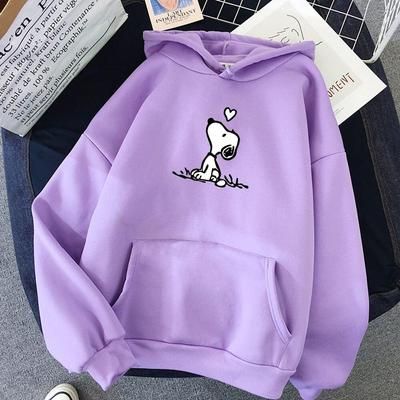 ESNOOPY™ HOODIE - CUTE SNOOPY - Esnoopy Trendy Hoodies, Stylish Hoodies, Purple Hoodie, Sweatshirts Pattern, Cute Sweatshirts, Cute Comfy Outfits, Dog Pattern, Cartoon Cute, Cute Dog