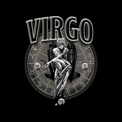 Virgo Logo, Virgo Illustration, About Virgo, Tshirt Sayings, Virgo Symbol, Zodiac Svg, Star Goddess, Zodiac Signs Virgo, Zodiac Virgo