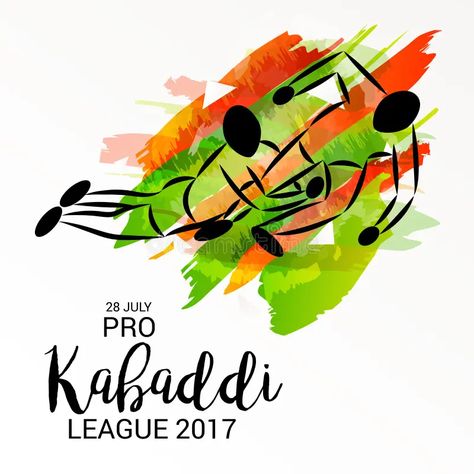 Kabaddi. vector illustration Background Sport, Green Nature Wallpaper, Green Nature, Cartoon Images, Nature Wallpaper, Abstract Background, Stock Illustration, Illustration Design, Vector Illustration