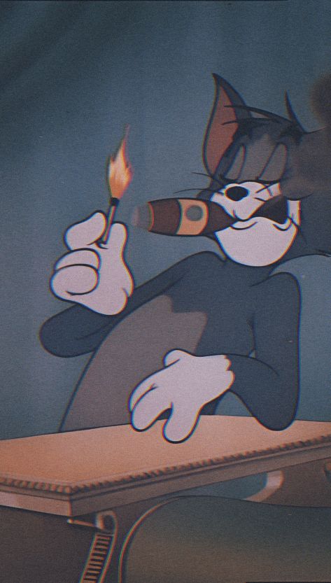 Tom And Jerry Mood Pics, Tom Cat Pfp, Tom Profile Picture, Tom And Jerry Profile Pictures, Mood Dp, Tom Aesthetic, Tom Wallpaper, Thug Life Wallpaper, Tom And Jerry Pictures