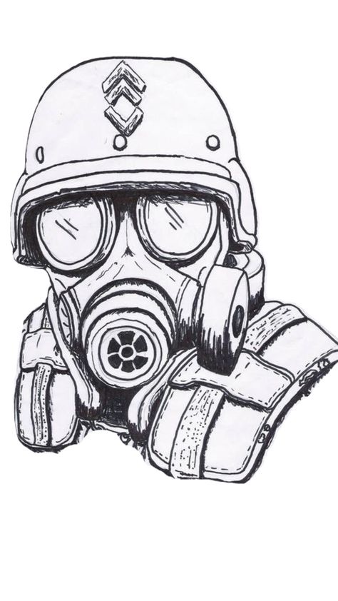 Gas Mask Drawing, Gas Mask Art, Horror Drawing, Creepy Drawings, Mask Drawing, Drawing Sheet, Human Drawing, Masks Art, Poses References