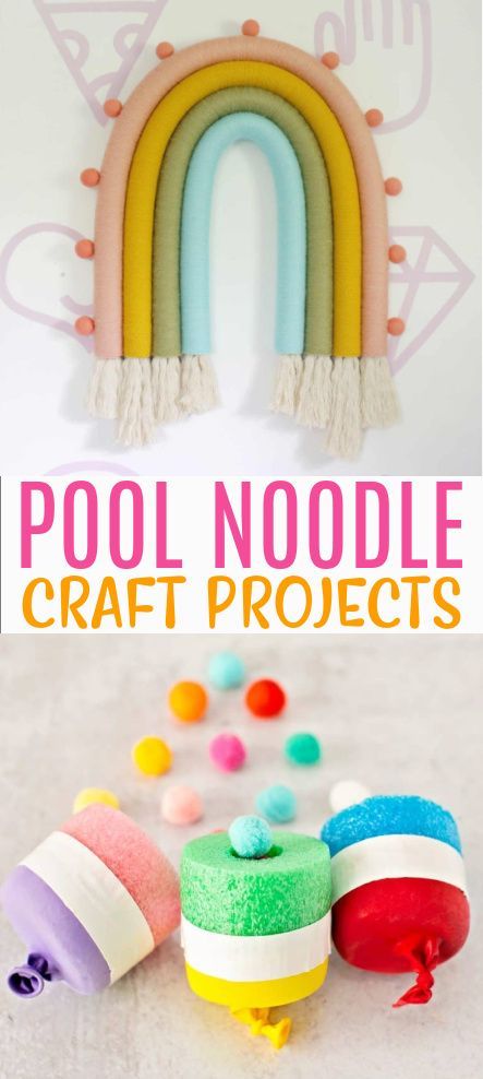 Who would have thought that you could create some amazing pool noodle craft projects like these? There are so many creative ways to use these and we can’t wait to get started. Whether you want to make home decor projects or let the kids make some fun crafts out of the pool noodles, we have found a bunch of ideas for you to choose from. We can’t wait to share these with you. Let’s get crafty! #diy #crafts #teencrafts #projects #diycrafts #diyprojects Pool Noodle Diys, Pool Noodle Crafts Home Projects, Pool Noodle Rainbow Diy, Pool Noodle Craft, Pool Noodle Rainbow, Pool Noodle Ideas, Pool Noodle Horse, Noodle Horse, Diy Noodles