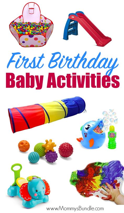 Easy games and activities for a first birthday party. Whether you're looking to celebrate a baby boy or baby girl's birthday, little kids will have so much fun with these classic ways to play! #birthdayparty #firstbirthday 1st Birthday Activities, Best Party Games, First Birthday Activities, Easy Birthday Party Games, 1st Birthday Games, 1st Birthday Party Games, Baby Party Games, Birthday Games For Kids, Birthday Party Games For Kids