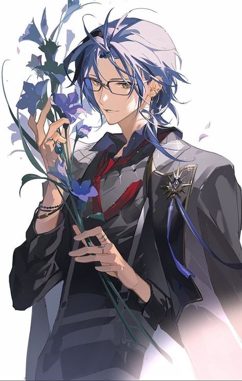 Hex Haywire Nijisanji, Hex Haywire, Bratty Kids, Vtuber Fanart, Handsome Anime Guys, Art Inspiration Drawing, Fantasy Character Design, Flower Drawing, Anime Character Design