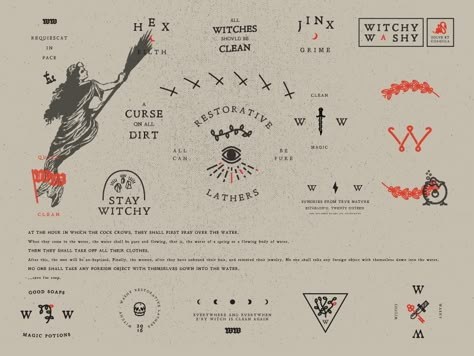 Witchy Logo, Brand Style Board, Branding Identity Design, Identity Design Inspiration, Witch Design, Great Logos, Web Graphic Design, Branding Identity, Packaging Labels Design