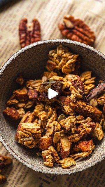 Terianncarty on Instagram: "PUMPKIN PIE GRANOLA🍂

I couldn’t wait to share… I woke up to a very proper fall type of morning. This whole fall thing has become quite a debate here in the foodie world🧡So for those of ya still enjoying hot temps good for you, I’ll be over here with a bowl of the best pumpkin granola ever and a hot cup of coffee. 

Comment PUMPKIN PIE and I’ll send it your way! 

#pumpkinpie #pumpkingranola #granolarecipe #bestgranolarecipe #breakfastideas" Pumpkin Pie Granola, Granola Ingredients, Pumpkin Granola, Hot Cup Of Coffee, Homemade Pumpkin Spice, Best Pumpkin, Unsweetened Coconut, Gluten Free Oats, Granola Recipes