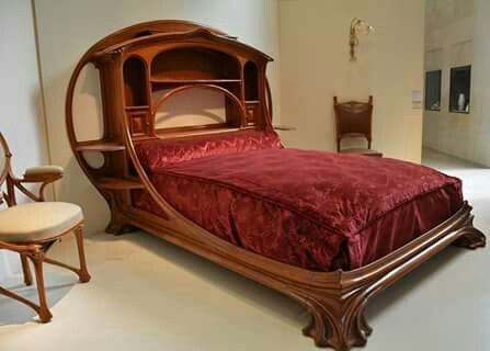 Art Nouveau Bedroom, Casa Hobbit, Art Nouveau Furniture, Art Nouveau Decor, Fantastic Furniture, Style Deco, Art Nouveau Design, Deco Furniture, Funky Furniture