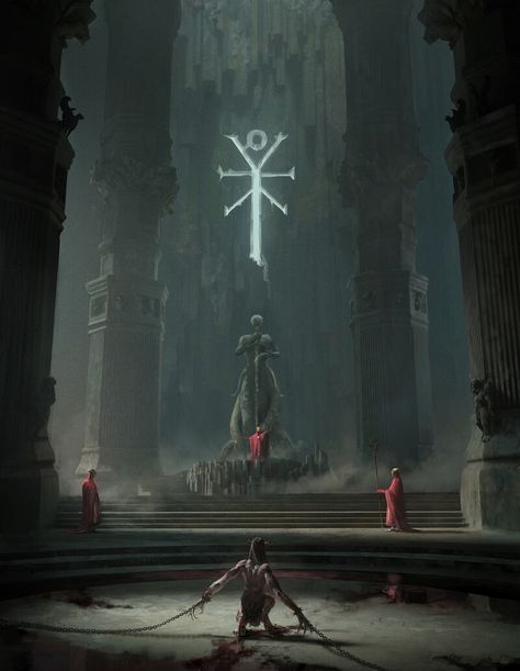 ArtStation - House of Blood Blood Ritual, Ancient Vampire, Blood Hunter, Dark Images, Vampire Hunter, Building Art, Character Building, Fantasy World, Ritual