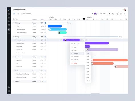 Gant Chart, Dashboard App, Gantt Chart Templates, Web Dashboard, Best Ui Design, Gantt Chart, Timeline Design, Information Graphics, Task Management