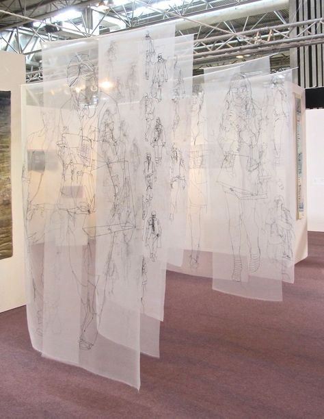 Picture Transparent Art, Fabric Installation, Art Alevel, Kaleidoscope Art, Exhibition Display, A Level Art, September 10, Sculpture Installation, Paper Sculpture