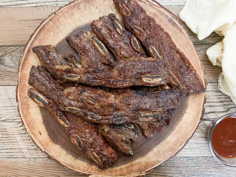 Grilled Flanken Short Ribs Flanken Style Ribs, Oven Baked Chuck Roast, Baked Chuck Roast, Flanken Short Ribs, Flanken Short Ribs Recipe, Flanken Ribs, Chuck Roast Recipe, Healthy Coleslaw Recipes, Ribs Seasoning