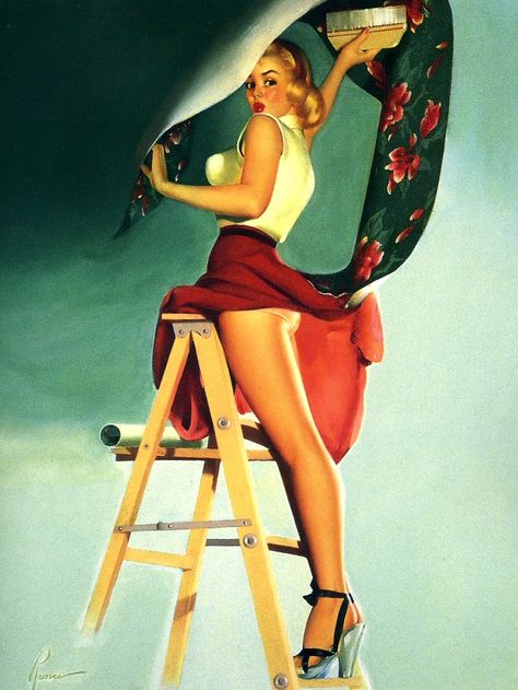 Moda Pin Up, Pin Up Pictures, Vargas Girls, Arte Pin Up, Pinup Vintage, Pin Up Vintage, Pin Up Girl Vintage, Pin Up Posters, Gil Elvgren