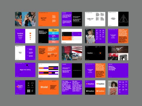 What Is Fashion Designing, Brand Manual, Desain Editorial, Design Editorial, Purple And Orange, Brand Book, Brand Guide, Brand Style Guide, Creative Industries