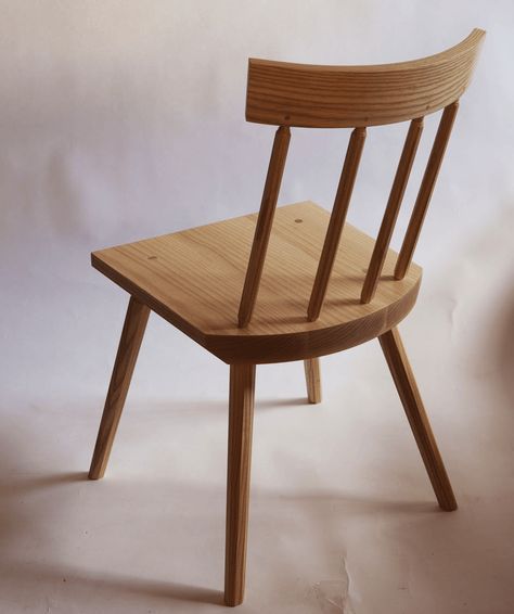 Stick Chair, Wood Chair Design, Balcony Table And Chairs, Woodworking Chair, Farmhouse Dining Chairs, Leather Dining Room Chairs, Patio Chair Cushions, Windsor Chair, House Furniture Design