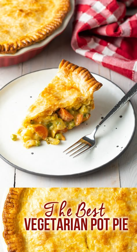 Vegetarian Pot Pie Recipe, Vegetarian Thanksgiving Main Dish, Vegetable Pot Pie, Thanksgiving Main Dish, Veggie Pot Pie, Vegetarian Pot Pie, Vegetable Pot Pies, Pot Pie Recipe, Vegetarian Thanksgiving