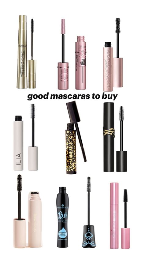 mascaras to buy that is worth all your money!💋💄💵🤍 #makeup #pinterest #love #makeuplover #mascara #eyes Good Cheap Mascara, Mascara Combos, Best Cheap Mascara, Mascara Aesthetic, Good Mascara, Mascara Eyes, Makeup Pinterest, Bold Lip Color, Best Mascara