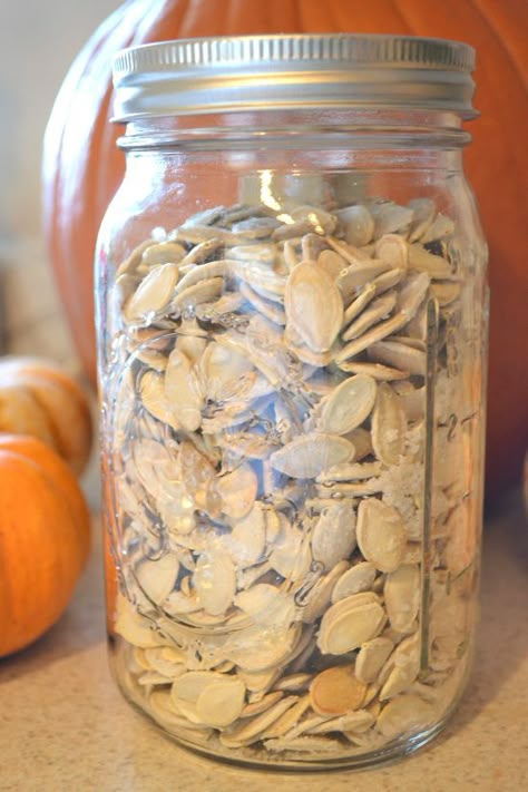 The easiest way to clean and roast pumpkin seeds Sugar Free Vegan Recipes, Roast Pumpkin Seeds, Pumpkin Seed Recipes, Sugar Free Vegan, Fall Snacks, Roasted Pumpkin, Toasted Pumpkin Seeds, Roasted Pumpkin Seeds, Snacks To Make