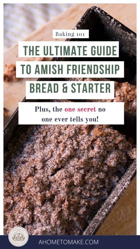 Amish Bread Starter Recipes, Easy Sweet Bread, Amish Bread Starter, Bread Starters, Amish Dishes, Bread Tutorial, Amish Bread Recipes, Amish Friendship Bread Starter Recipes, Friendship Recipe