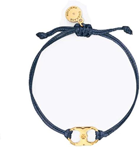 Amazon.com: Tory Burch Embrace Ambition Gemini Link Corded Strand Bracelet, (435 Navy Blue/Gold-Tone): Clothing, Shoes & Jewelry Strand Bracelet, Girly Jewelry, Blue Gold, Shoes Jewelry, Tory Burch, Gold Bracelet, Gold Tones, Shoe Jewelry, Navy Blue