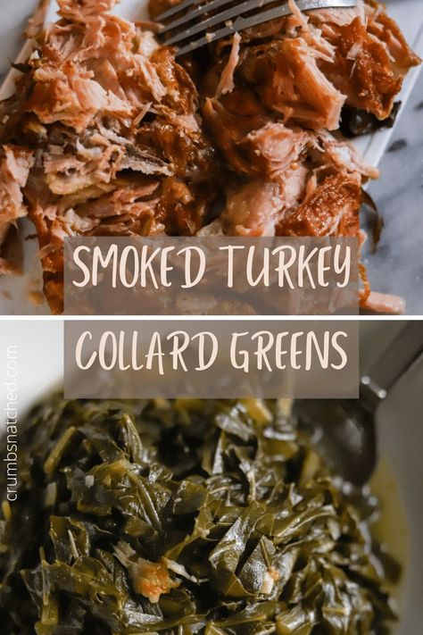 Easy Collard Greens, Collard Greens Recipe Soul Food, Collard Greens With Smoked Turkey, Best Collard Greens Recipe, Greens With Smoked Turkey, Easy Collard Greens Recipe, How To Cook Collards, Cooking Collard Greens, Greens Recipe Soul Food