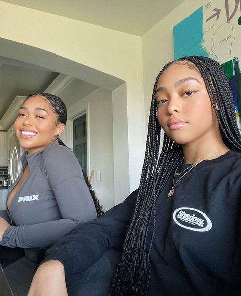 Jodie Woods, Hairstyles Natural, Jordyn Woods, Cornrows Braids, Braids For Black Hair, Black Girls Hairstyles, Protective Hairstyles, Black Is Beautiful, Braid Styles