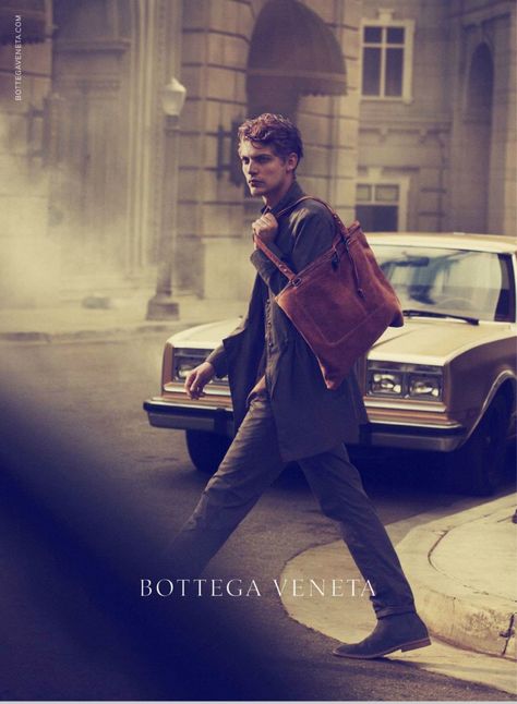 Peter Lindbergh Captures Baptiste Radufe for Bottega Venetas Spring/Summer 2013 Campaign Bottega Veneta Campaign, Baptiste Radufe, Mens Fashion Editorial, Mens Editorial, Street Portrait, Peter Lindbergh, Men Photography, Ad Campaigns, Reebok Classic