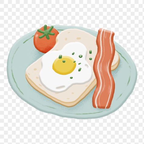 Emoji Collage, Breakfast Stickers, Uk Breakfast, Breakfast Illustration, Bacon Breakfast, Emoji Images, Cute Emoji, Coffee Stickers, Sticker Cute