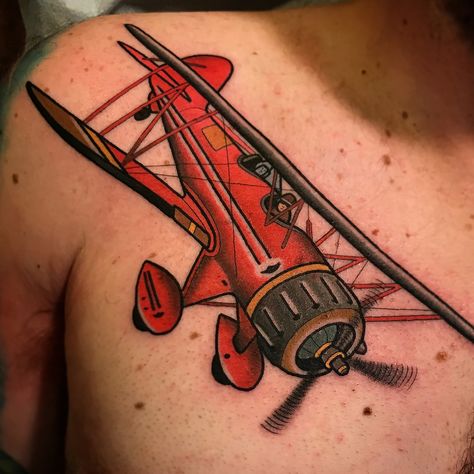 STAY HUMBLE TATTOO COMPANY - An upscale tattoo establishment - Baltimore, Maryland Biplane Tattoo, Spitfire Tattoo, Stay Humble Tattoo, American Classic Tattoo, Ambition Tattoo, Humble Tattoo, Aviation Tattoo, Traditonal Tattoo, Paper Airplane Tattoos