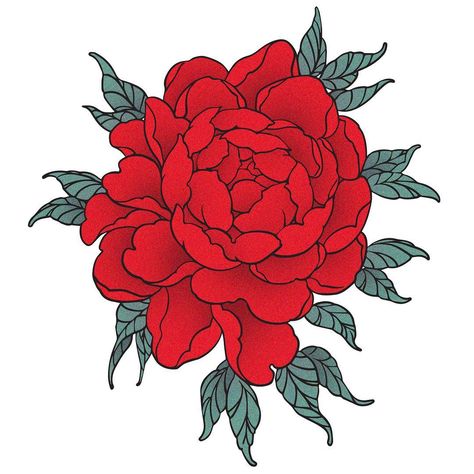 XRXS TTT on Instagram: “#peony #peonytattoo #flower #flowertattoo #illustration #digitalart #neotraditional #neotraditionaltattoo #japanesetattoo #flashaddicted…” Peonies Tattoo, Neo Traditional, Japanese Tattoo, Flower Tattoo, Peonies, Red Roses, Digital Art, Illustration Art, Tattoos