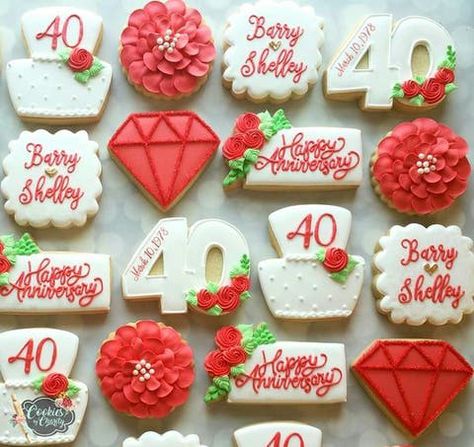 Happy 40th Wedding Anniversary, Anniversary Party Foods, 40 Wedding Anniversary, 40th Anniversary Party Decorations, 40th Anniversary Party Ideas, 40th Wedding Anniversary Party Ideas, 40th Wedding Anniversary Party, 40th Anniversary Ideas, Wedding Anniversary Party Ideas