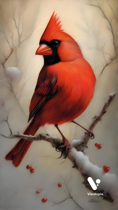 Winter Cardinals Pictures, Painting Cardinals, Cardinal Images, Cardinal Artwork, Agate Painting, Cardinal Birds Art, Bird Painting Acrylic, Cardinal Painting, Bird Paintings On Canvas