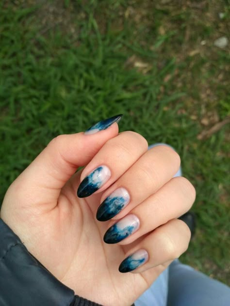 Alaska Nails, Acotar Nails, Ink Nails, Art Designs Ideas, Party Nails, Beach Nails, Elegant Nails, Nail Art Ideas, Manicure Y Pedicure