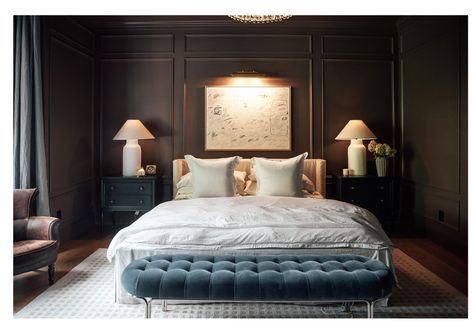 Moody Victorian Bedroom, Chris Loves Julia Bedroom, Moody Romantic Bedroom, Moody Victorian, Dark And Moody Bedroom, Modern Traditional Home, Victorian Bedroom, Moody Bedroom, Mudroom Design