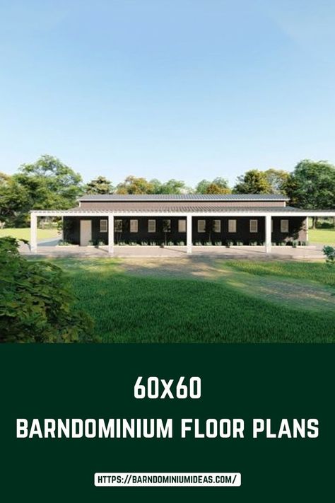 Design your own 60x60 Barndominium Floor Plans with Porch, Garage, Home Office, Workshop and Master's Bedroom. These models are suitable for ... Barndominium With Workshop, 60x60 Barndominium Floor Plans, 60x60 House Plans, Floor Plans With Porch, Barndominium With Garage, Barndominium Floor Plans With Garage, Barndominium House Plans, Master's Bedroom, Home Office Workshop