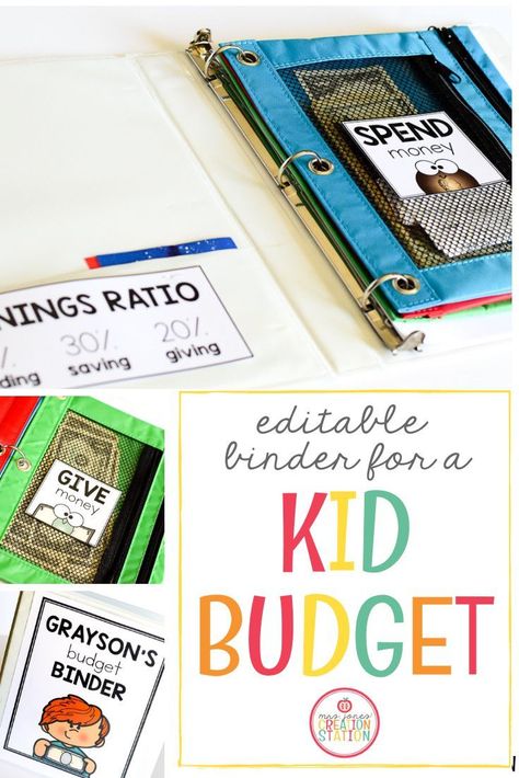 Homeschool Budget, Kids Money Management, Kids Budget, Financial Literacy Lessons, Classroom Homeschool, Teaching Money, Money Activities, Money Lessons, How To Teach Kids