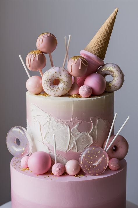 Blush and Bashful: Artistic Pink Cake for a Memorable Birthday Pastel Pink Birthday Cake, Birthday Cake Rose Gold Blush Pink, Blush And Bashful Cake, Pink Fondant Cake Birthday, Pink And Gold Drip Cake, Pink And Gold Two Tier Cake, Pink Cake With Gold Drip, Blush And Bashful, Pink Gold Cake