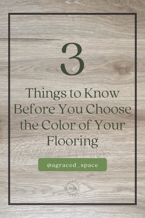 How to Choose Flooring For Different Rooms — A Graced Space Updated Flooring Ideas, Floor Tiles Color Ideas, Modern Farmhouse Hardwood Floor Colors, Vinyl Floor Colors Wood Planks, Best Laminate Wood Flooring, Floor Colors Laminate, Flooring Colors Hardwood, Basement Flooring Colors, Cottage Flooring Vinyl