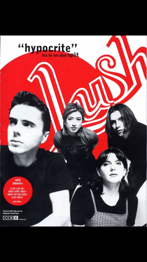 Lush xx Lush Poster, Miki Berenyi, Lush Band, Cosmetics Company, Film Posters Art, Punk Women, Ep Album, 90s Music, Punk Rocker